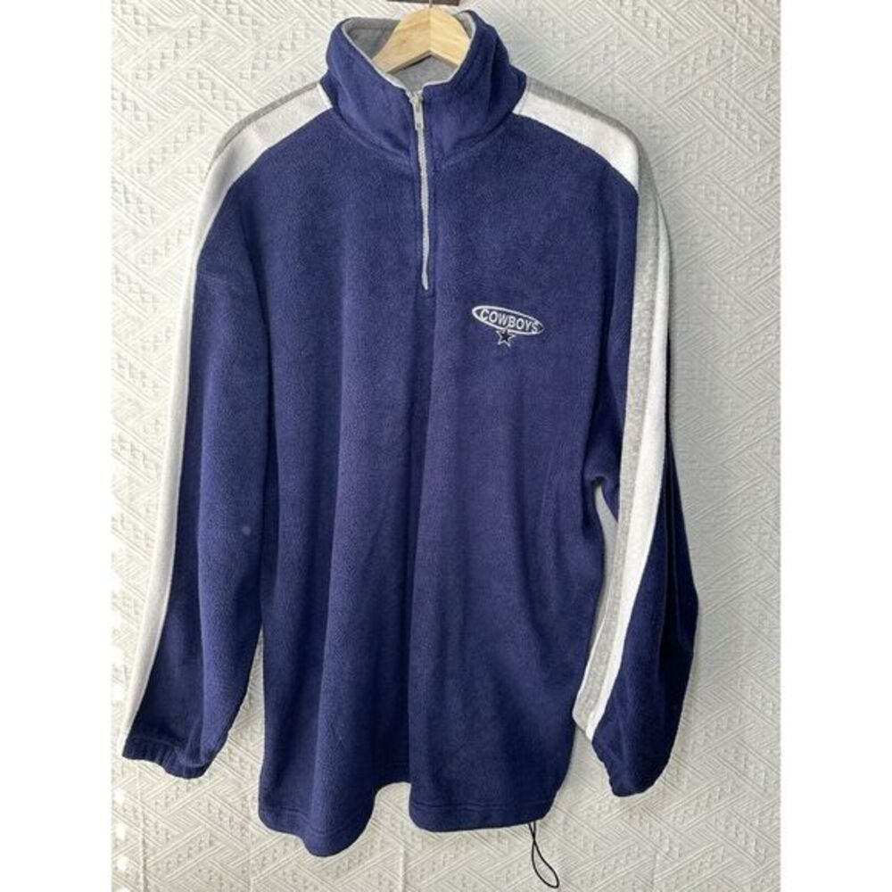 Vintage Iron Knights Athletics NFL Dallas Cowboys Fleece‎ Jacket Pullover Sz XL